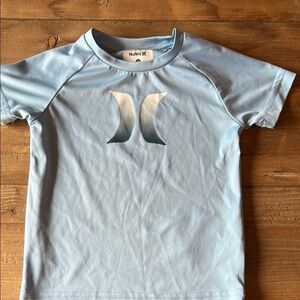 Hurley Kids Blue Swim Rashguard, Size 3T, UPF 50+